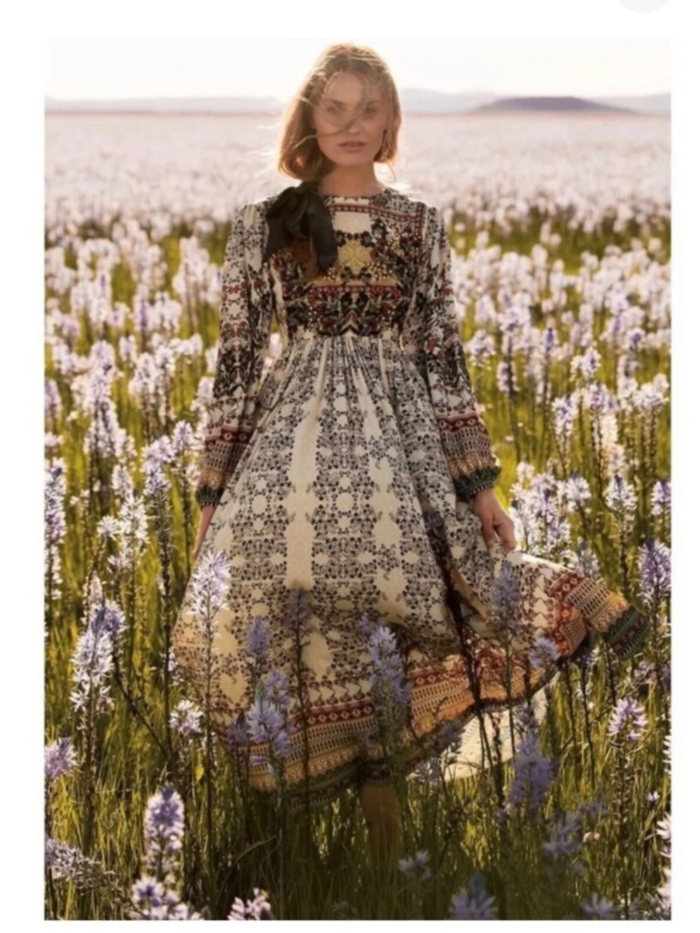 NWT Anthropologie Bhanuni by Jyoti Far Fields Dress, size 12